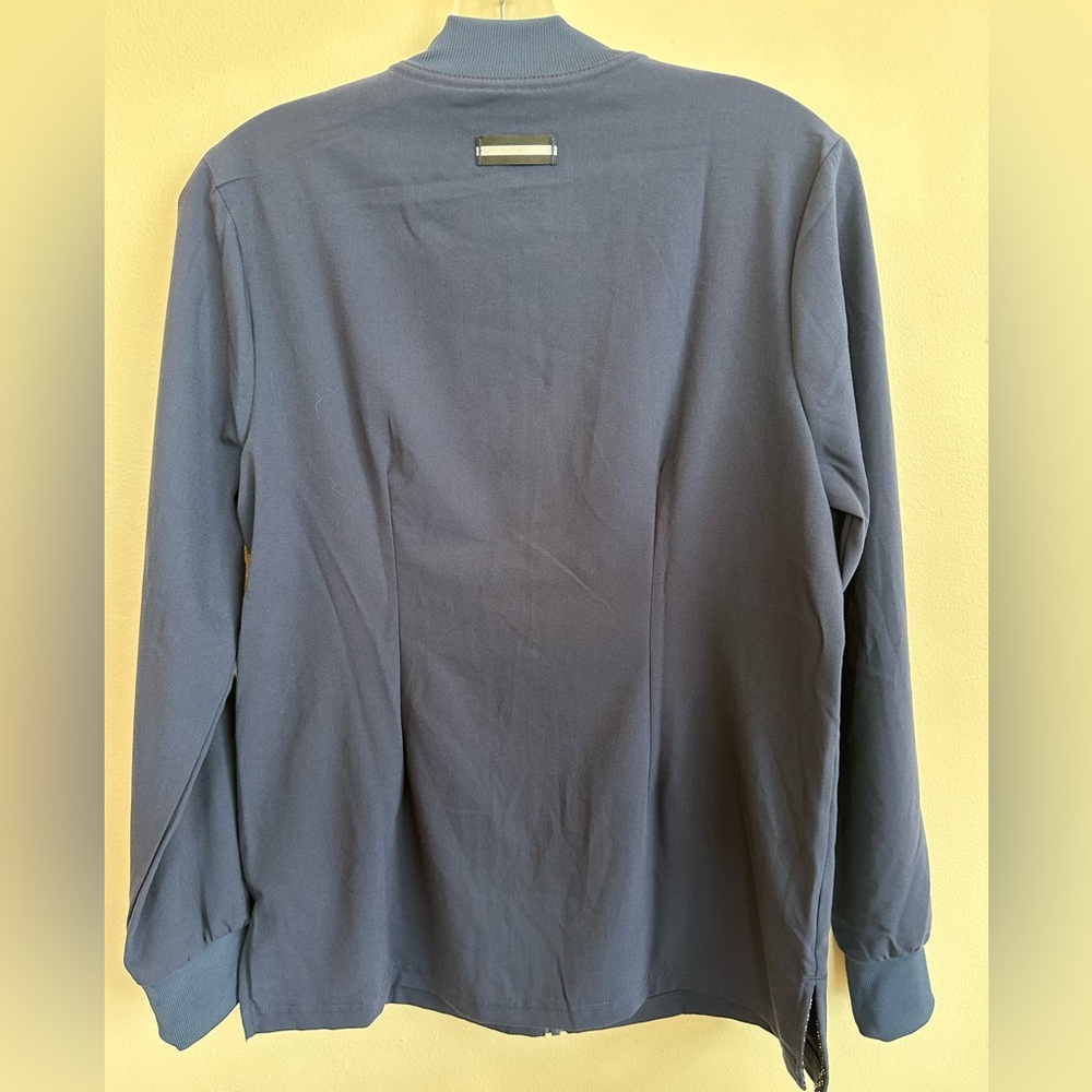 Koi Next Gen Always In Motion Navy Scrub Jacket - Picture 3 of 3
